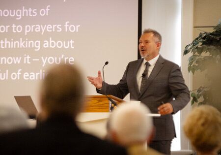 photo of Sunday School class for adults